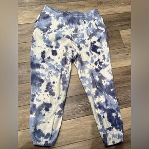 Women’s Tie-Dye Blue Jogger Pants Sweatpants